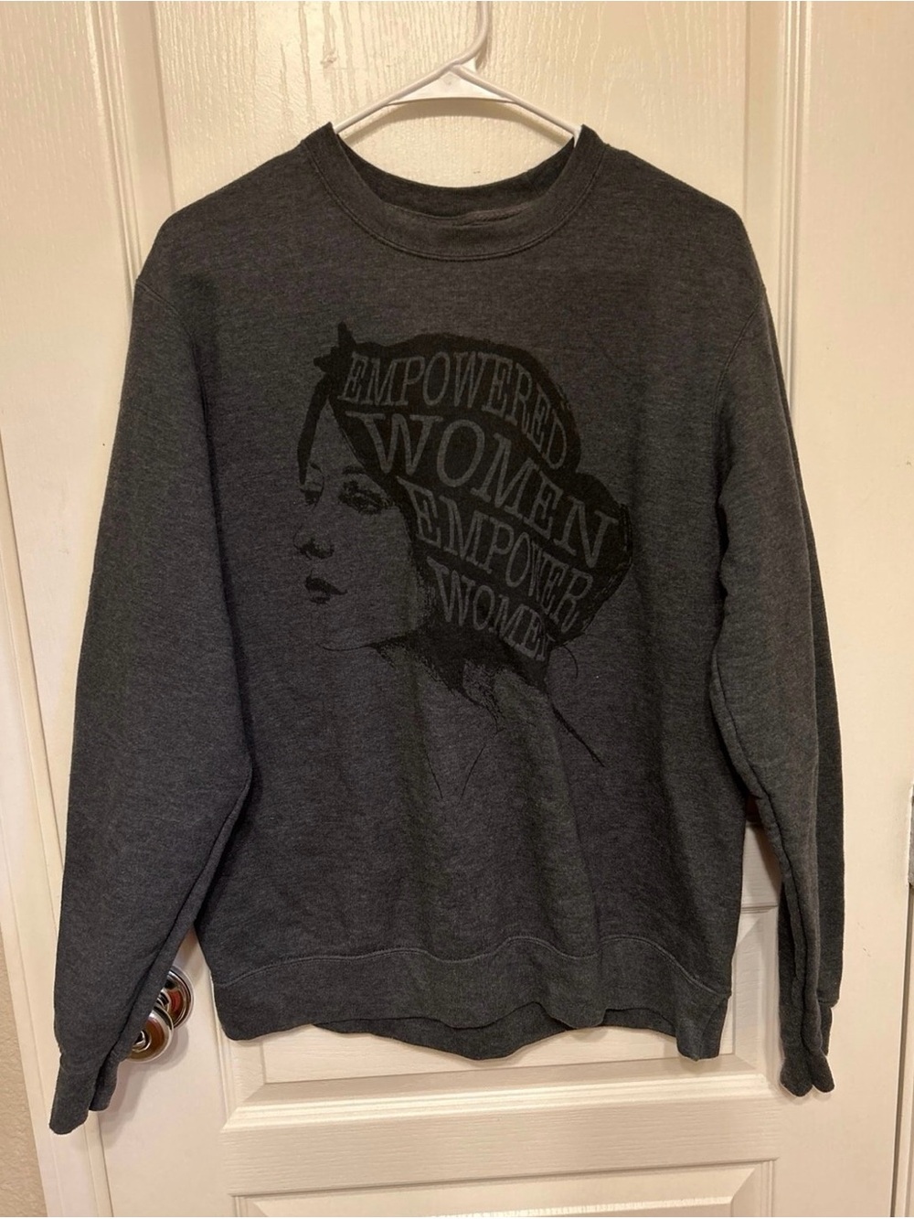 Port and Company Charcoal 'Empowered Women' Crewneck Sweatshirt